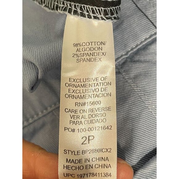 Democracy 10P Ab Solution Cargo Pants In Blue With Elastic Waistband Size 10P - Picture 10 of 14